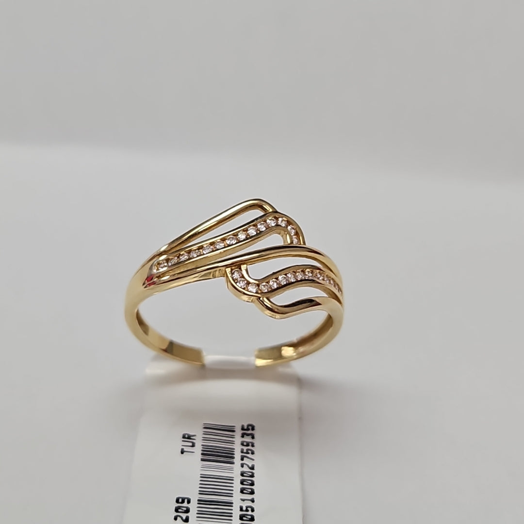 ANILLOS DAMA ORO 14K 2 (NUEVO)