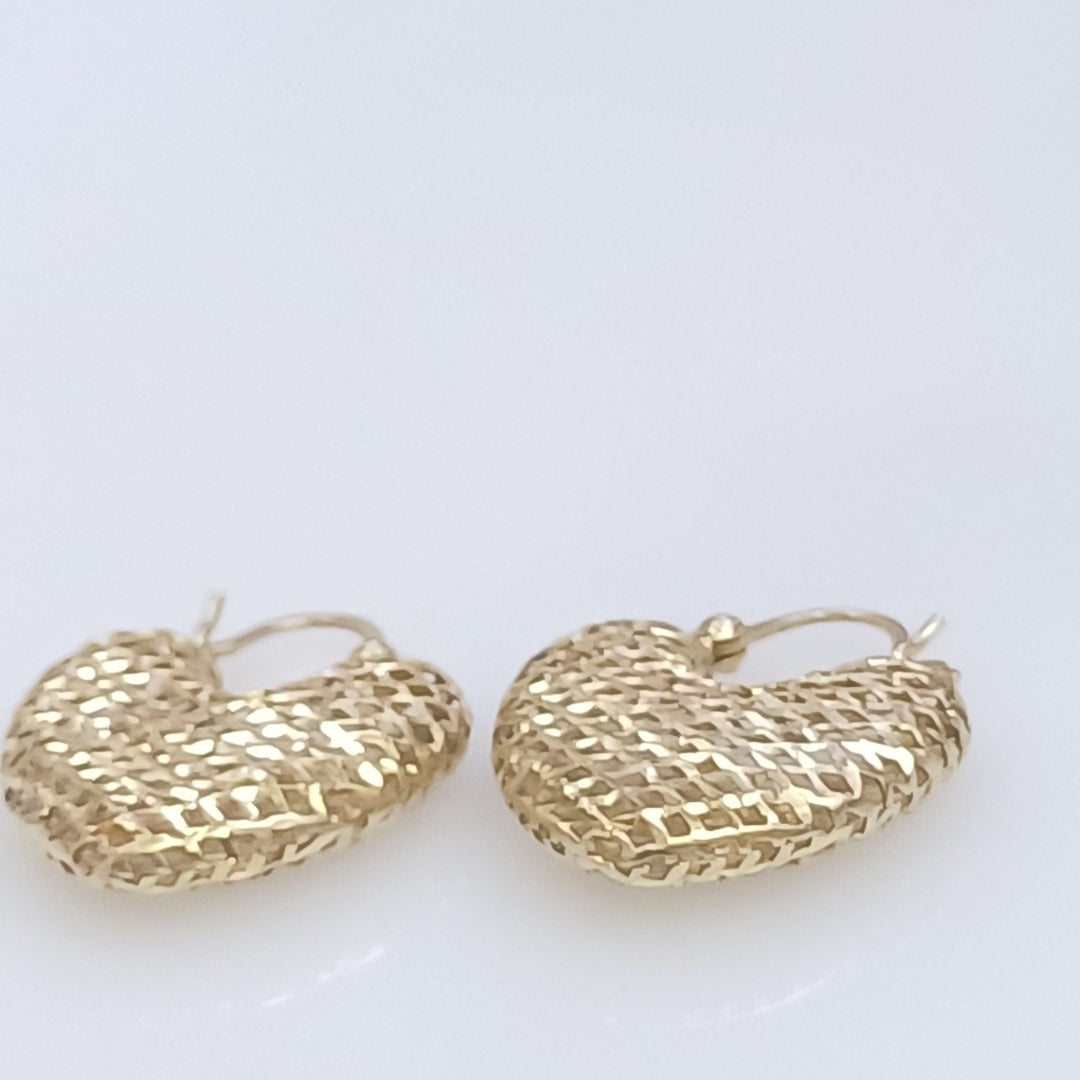 ARRACADAS PAR ORO 14 K 2.5 GRMS (SEMINUEVO)