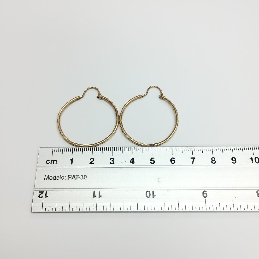 ARRACADAS PAR ORO 10 K 2.6 GRMS (SEMINUEVO)