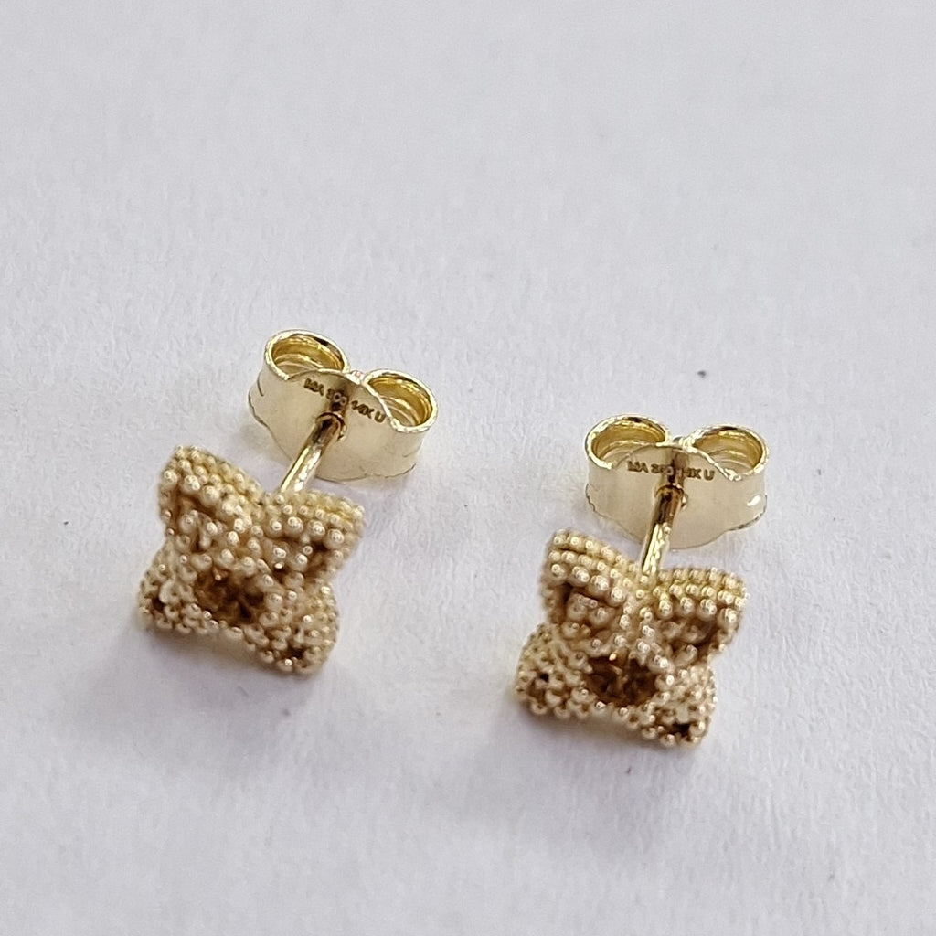 BROQUELES ORO 14K 1.6 (NUEVO)
