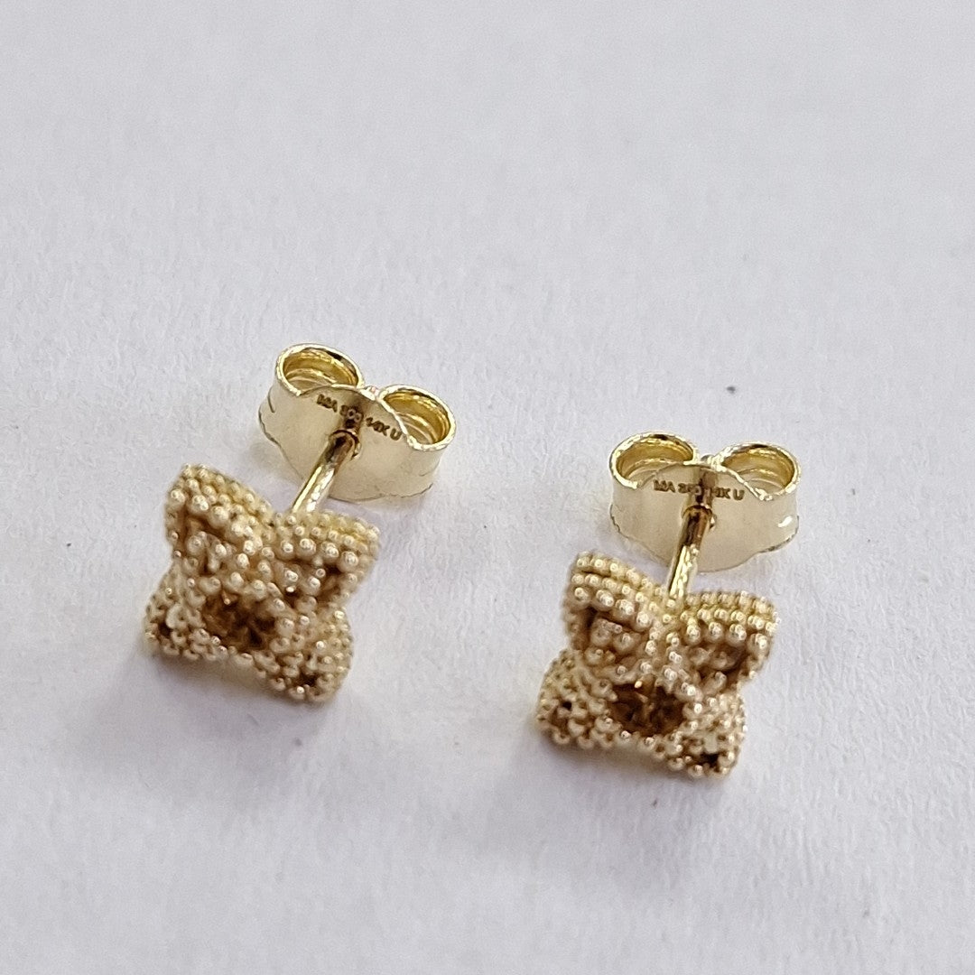 BROQUELES ORO 14K 1.6 (NUEVO)