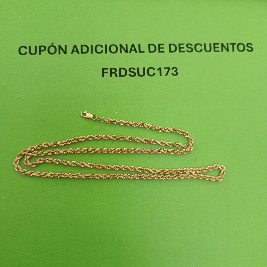 CADENA ORO 14 K 4.7 GRMS (SEMINUEVO)