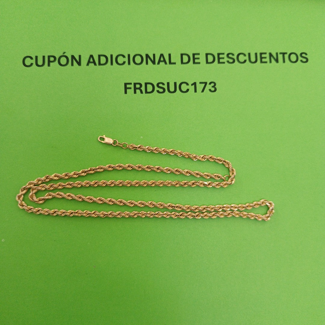 CADENA ORO 14 K 4.7 GRMS (SEMINUEVO)