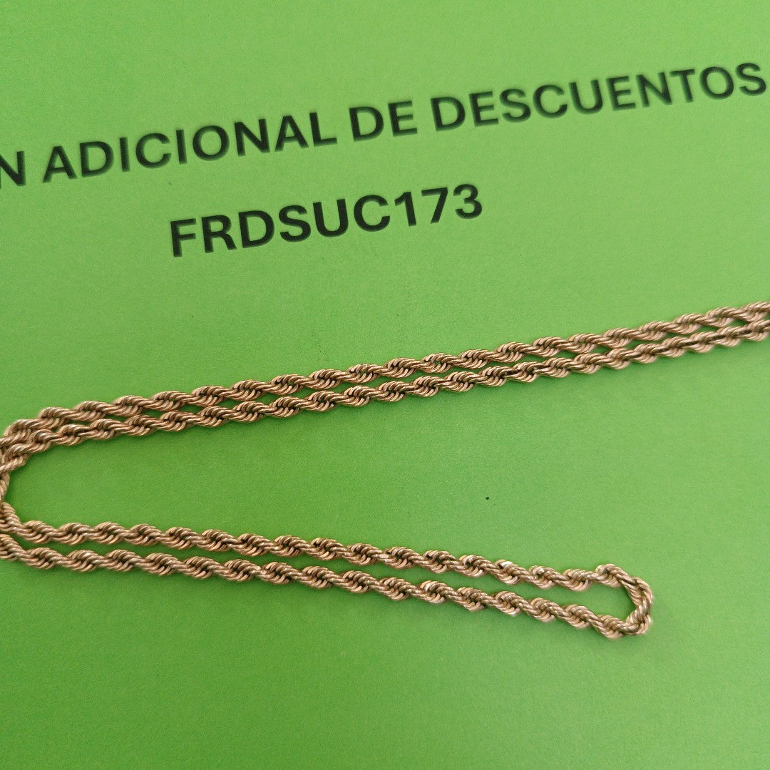 CADENA ORO 10 K 5.2 GRMS (SEMINUEVO)