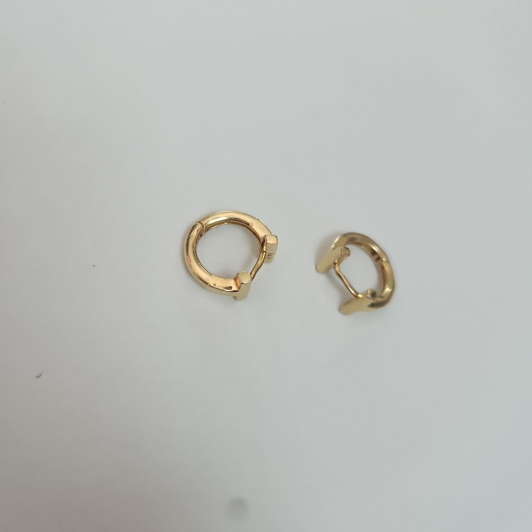 ARRACADAS PAR ORO 14 K 3,50 GRMS (SEMINUEVO)