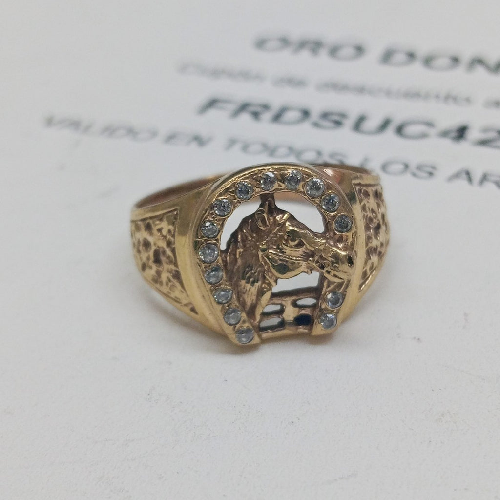 ANILLO ORO 10 K 6.4 GRMS (SEMINUEVO)
