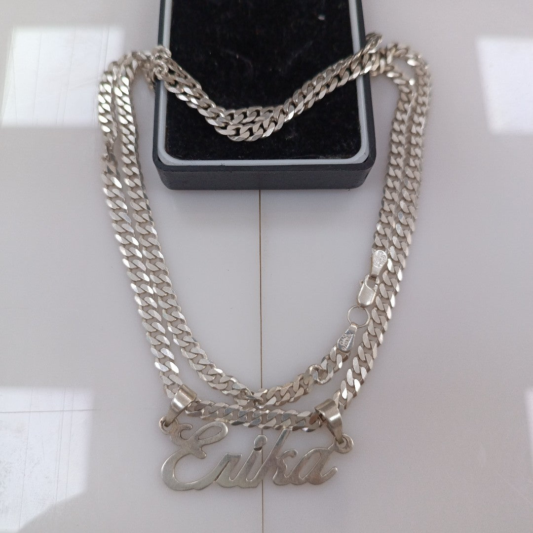CADENA, DIJE PLATA 27.3 GRMS (SEMINUEVO)