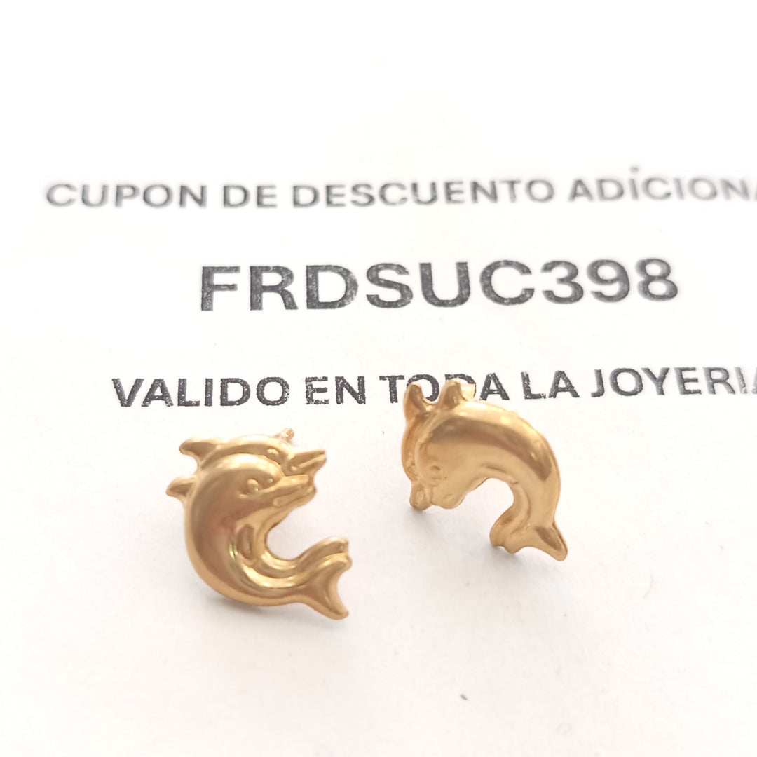 ARETES PAR ORO 10 K 1.4 GRMS (SEMINUEVO)