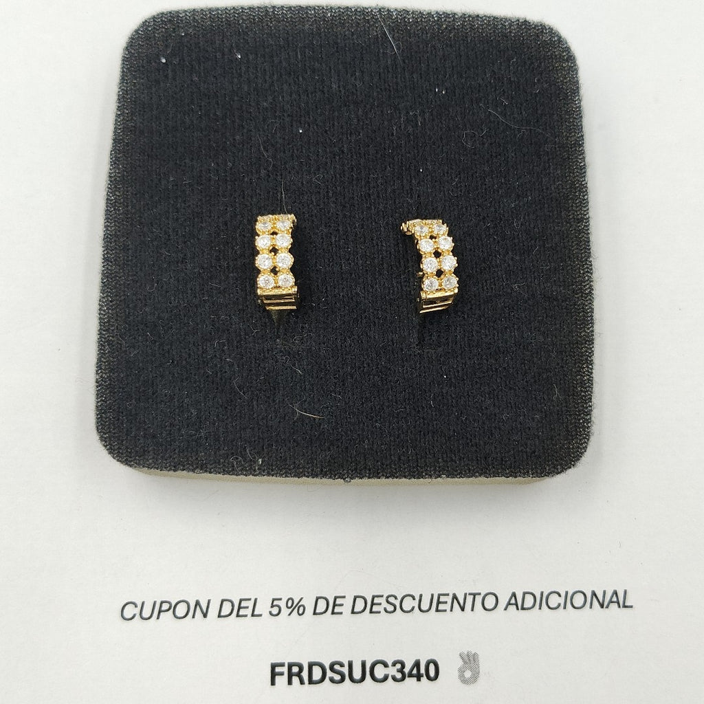 ARRACADAS PAR ORO 10 K 1.7 GRMS (SEMINUEVO)