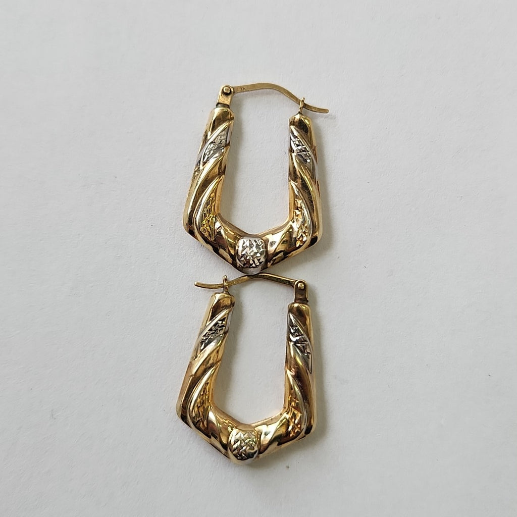 ARRACADAS PAR ORO COMBINADO 10 K 1 GRMS (SEMINUEVO)