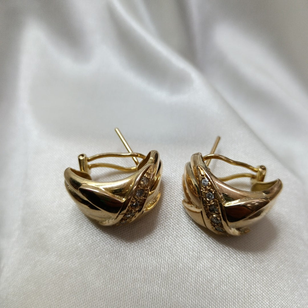 ARETES PAR ORO 14 K 17.4 GRMS (SEMINUEVO)