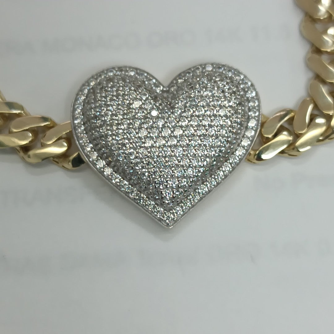 PULSERA MONACO ORO 14K 11.8 (NUEVO)