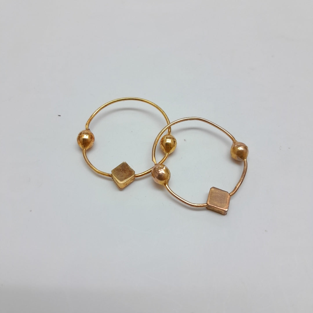 ARRACADAS PAR ORO 8 K 1,70 GRMS (SEMINUEVO)