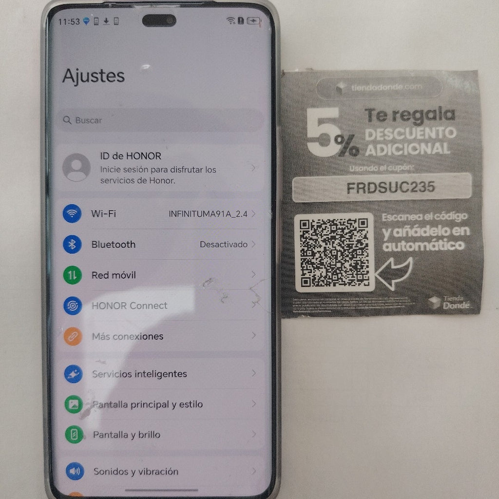 CELULAR HONOR MAGIC 7 LITE BRP-NX3 (2025) 512 GB 8 GB RAM (SEMINUEVO)