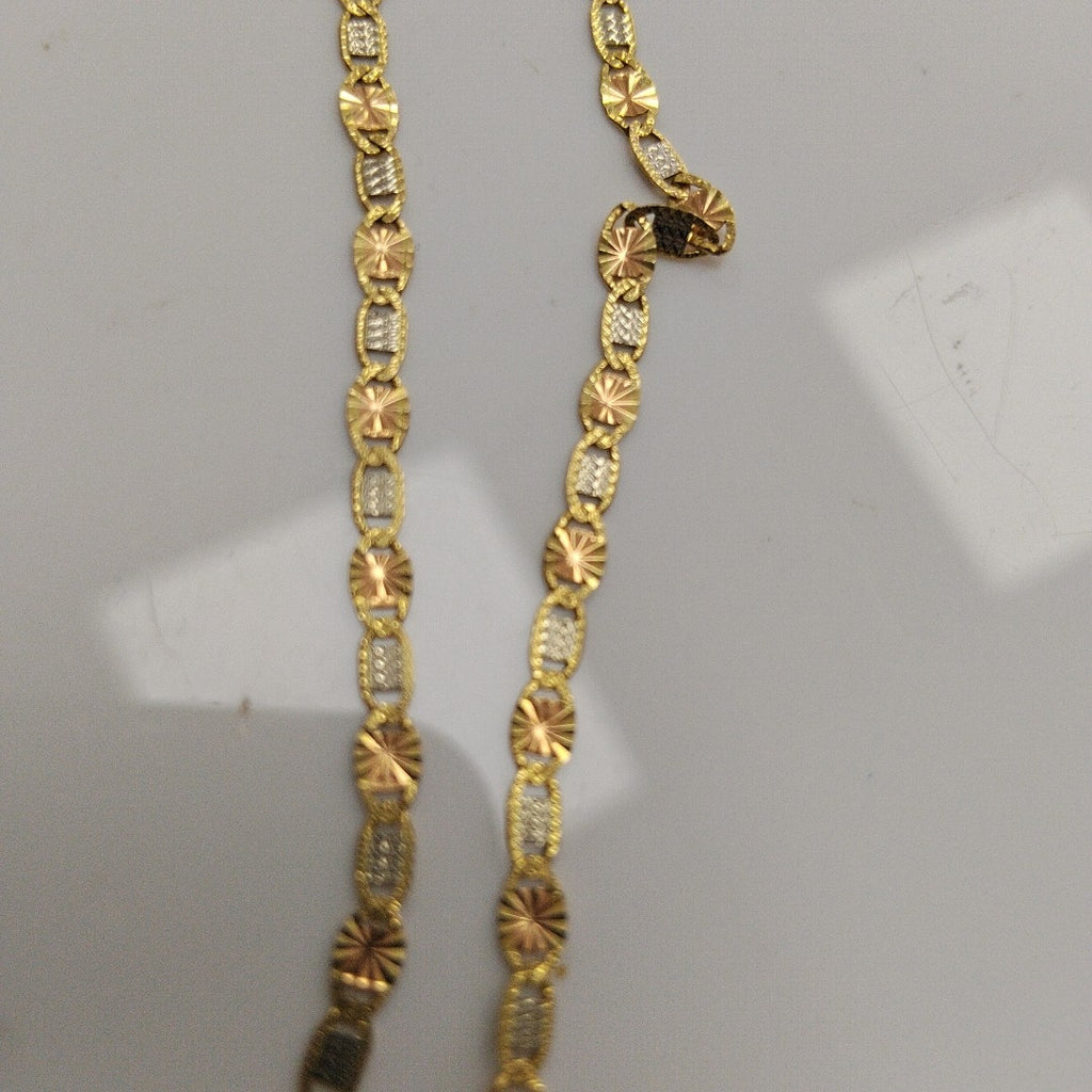 CADENA ORO, ORO COMBINADO 14 K 3.9 GRMS (SEMINUEVO)
