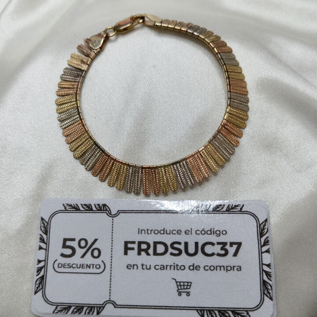 PULSERA ORO 14 K 12.3 GRMS (SEMINUEVO)