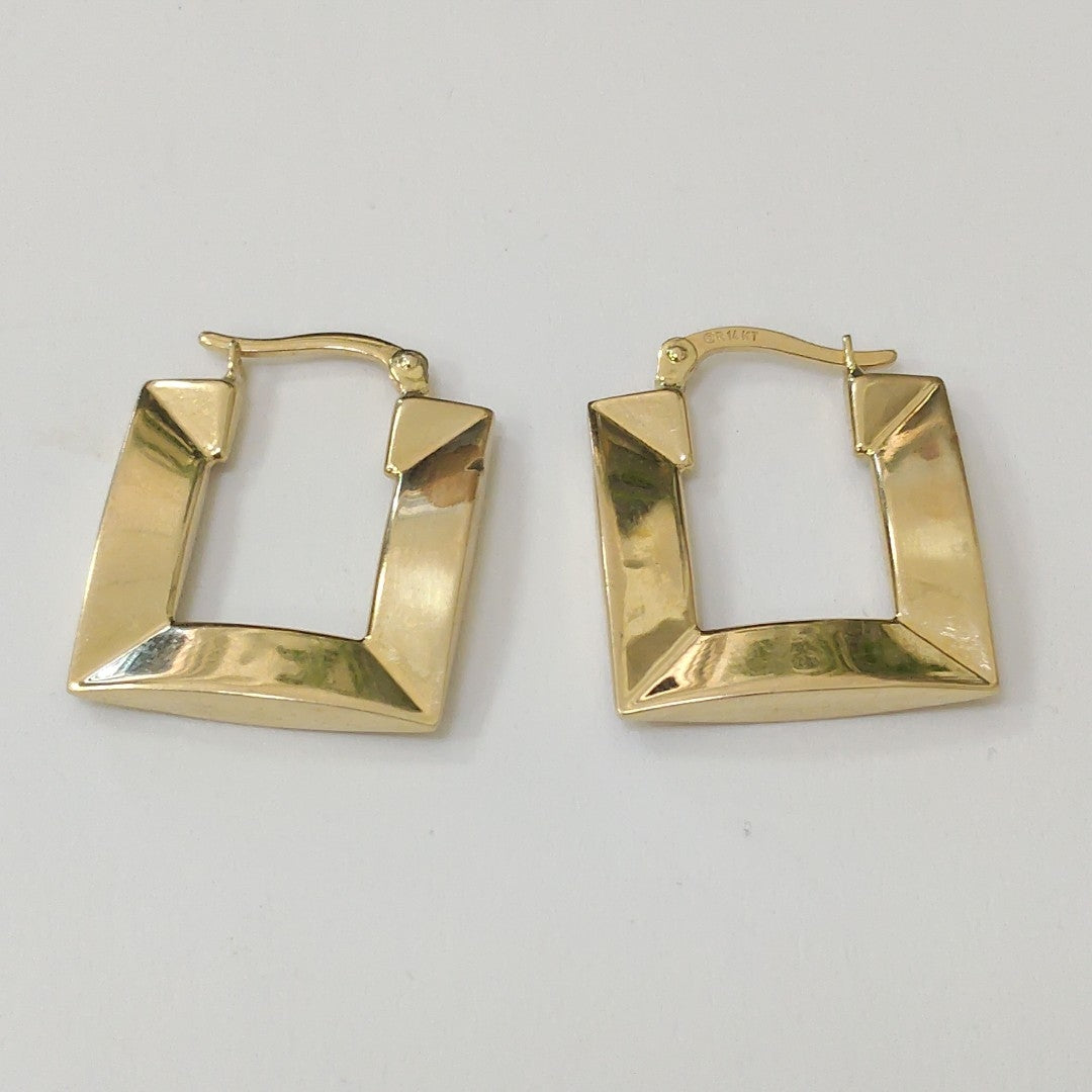 ARRACADAS PAR ORO 14 K 2.8 GRMS (SEMINUEVO)