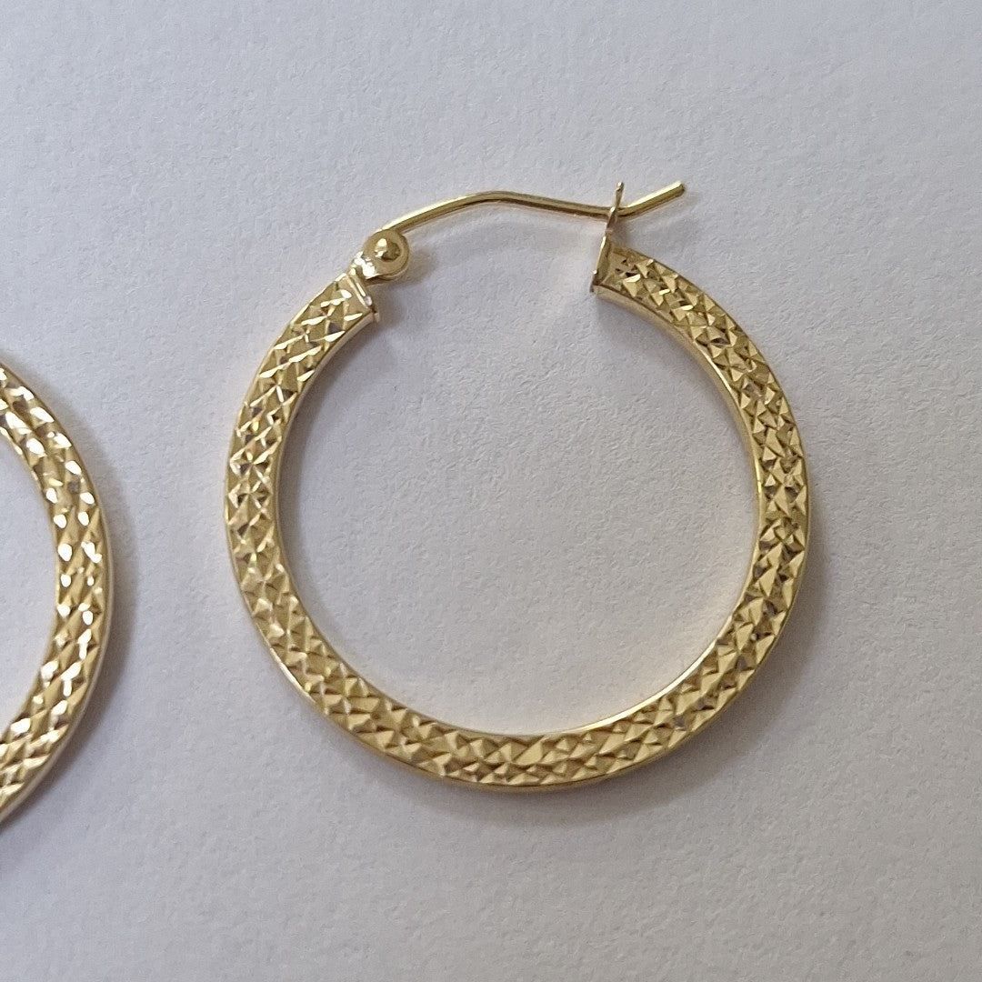 ARRACADAS PAR ORO 14 K 1.3 GRMS (SEMINUEVO)