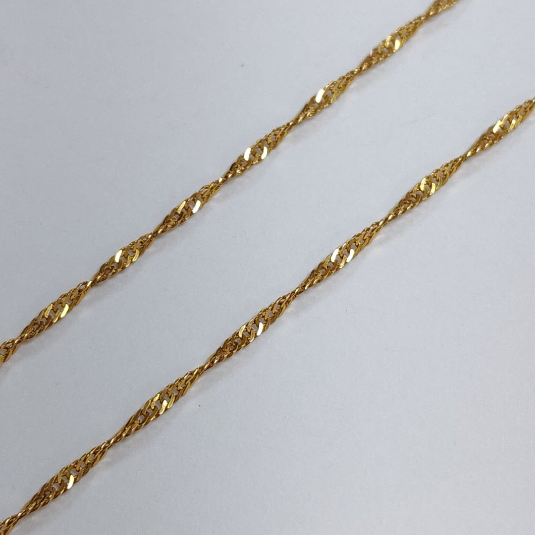CADENA ORO 14 K 1.7 GRMS (SEMINUEVO)