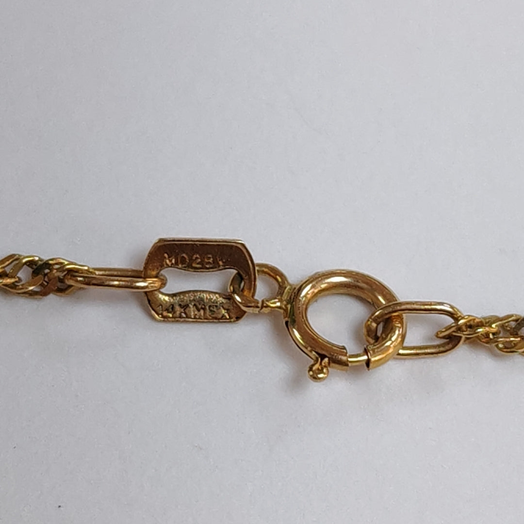 CADENA ORO 14 K 2.3 GRMS (SEMINUEVO)
