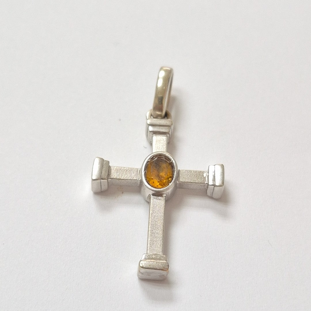 DIJE ORO,ORO BLANCO 14 K 6,40 GRMS (SEMINUEVO)