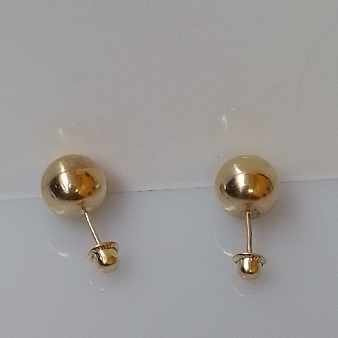 BROQUELES PAR ORO 14 K 0.7 GRMS (SEMINUEVO)