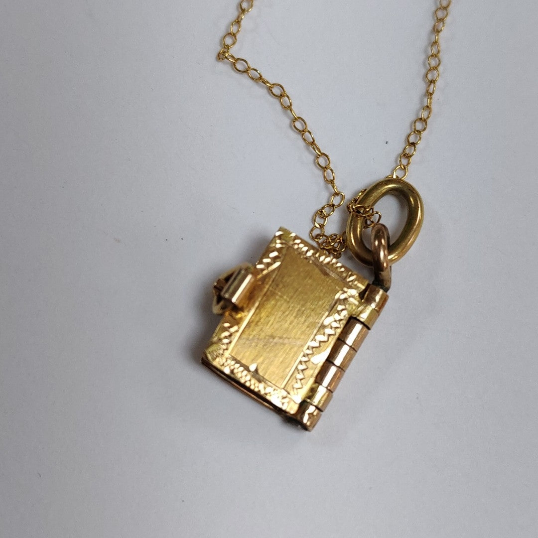 CADENA, DIJE ORO 14 K 3.5 GRMS (SEMINUEVO)