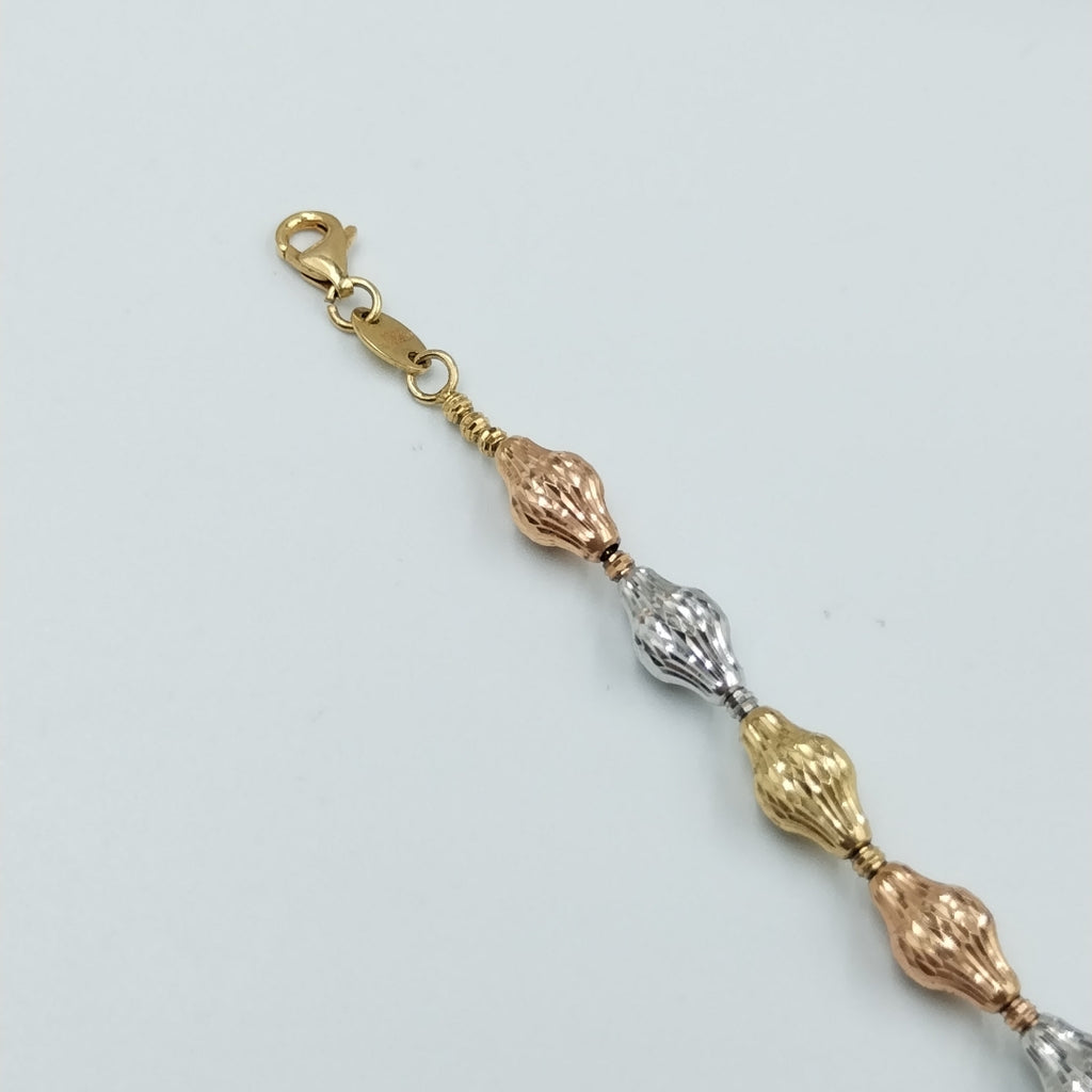PULSERA ORO COMBINADO 10 K 5 GRMS (SEMINUEVO)