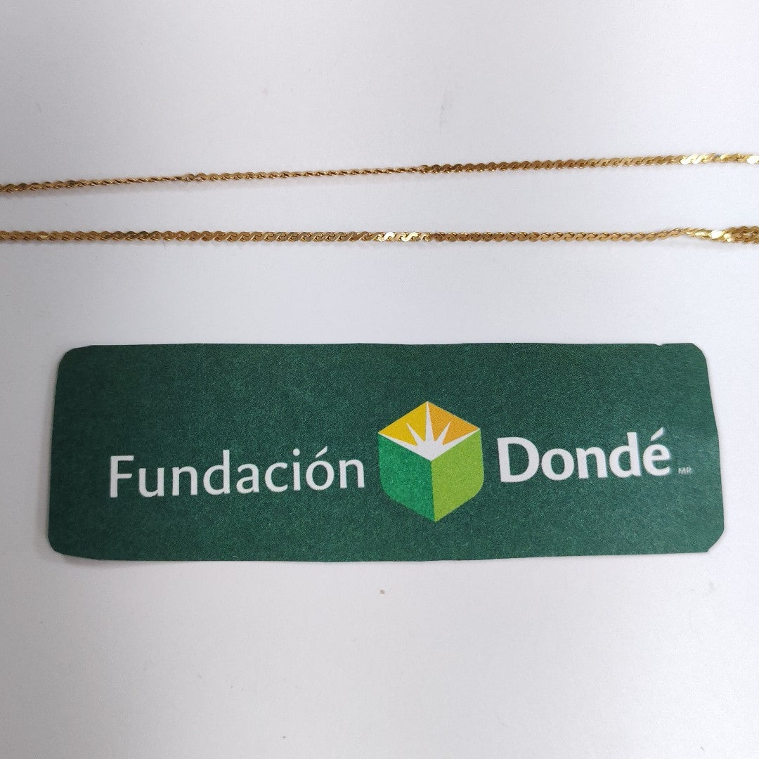 CADENA ORO 14 K 2.7 GRMS (SEMINUEVO)