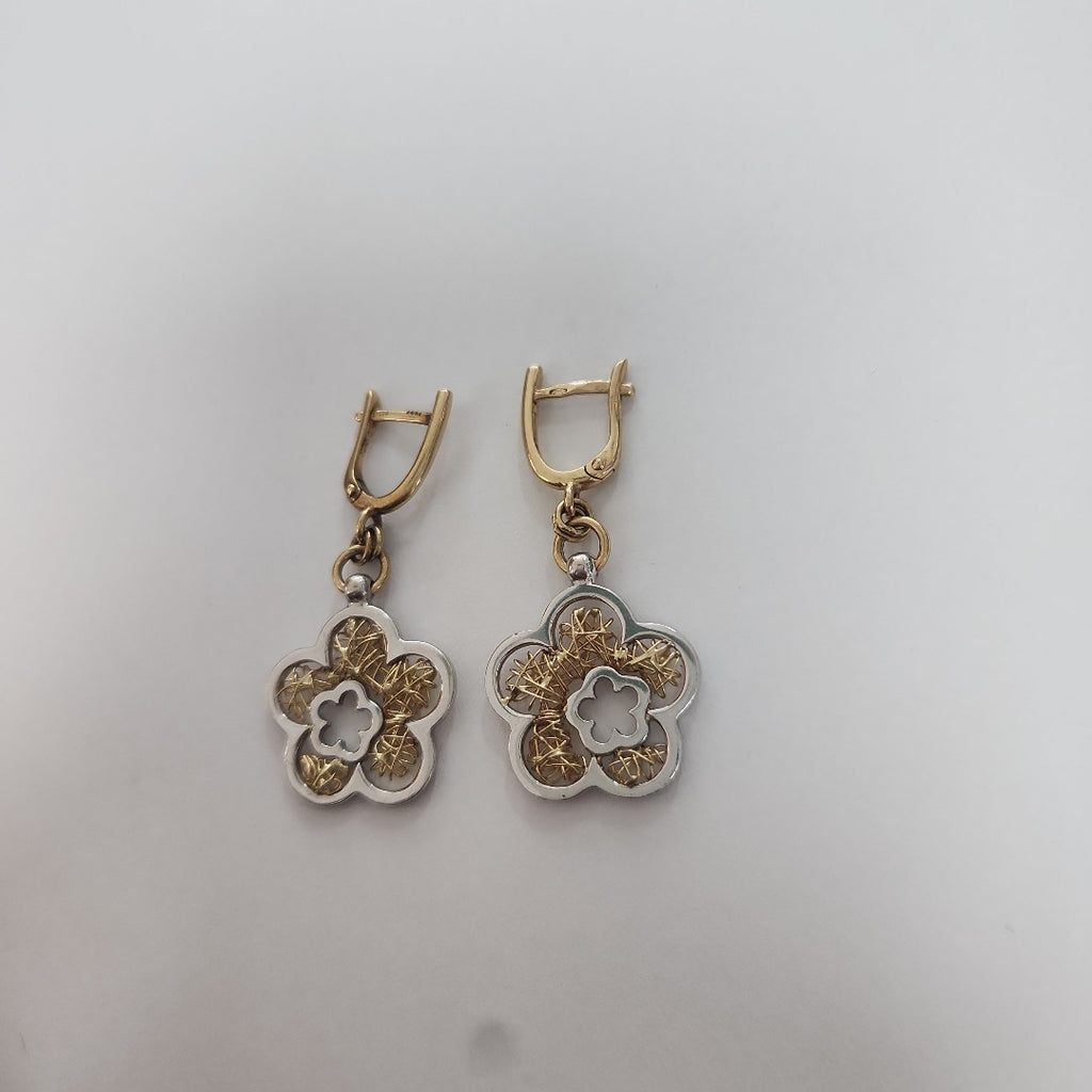 ARRACADAS PAR ORO 14 K 6.3 GRMS (SEMINUEVO)