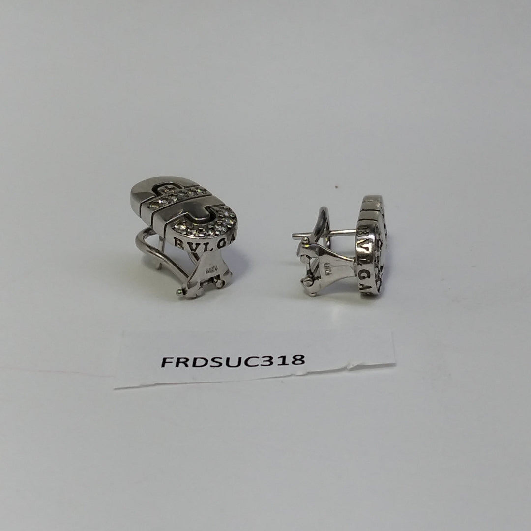 ARETES PAR ORO BLANCO 14 K 6,40 GRMS (SEMINUEVO)