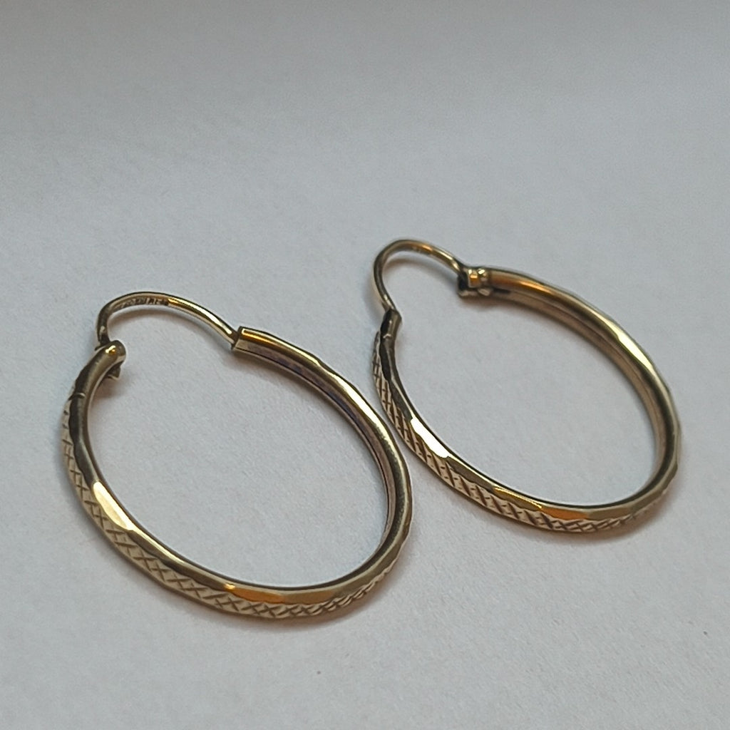 ARRACADAS PAR ORO 10 K 1.4 GRMS (SEMINUEVO)