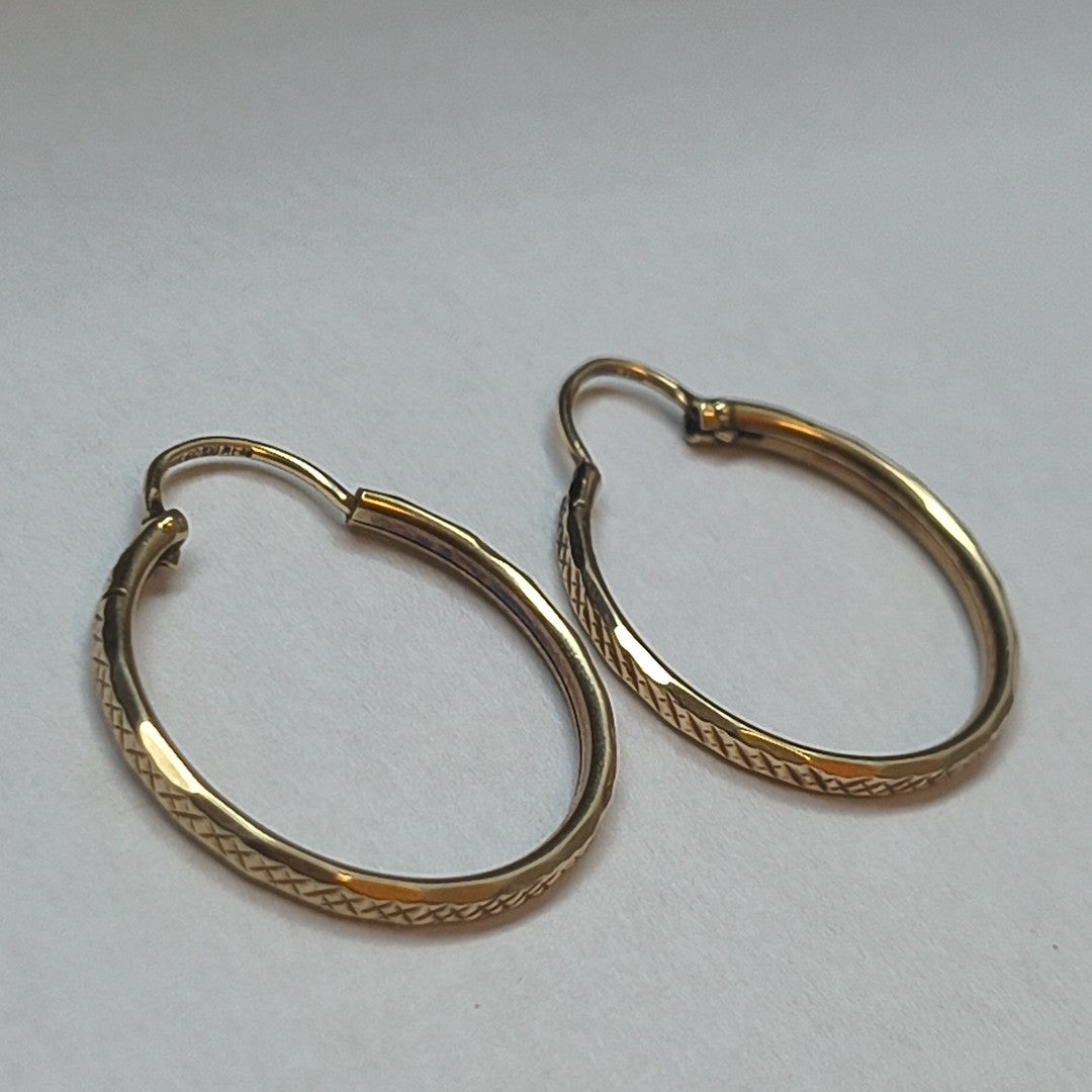 ARRACADAS PAR ORO 10 K 1.4 GRMS (SEMINUEVO)