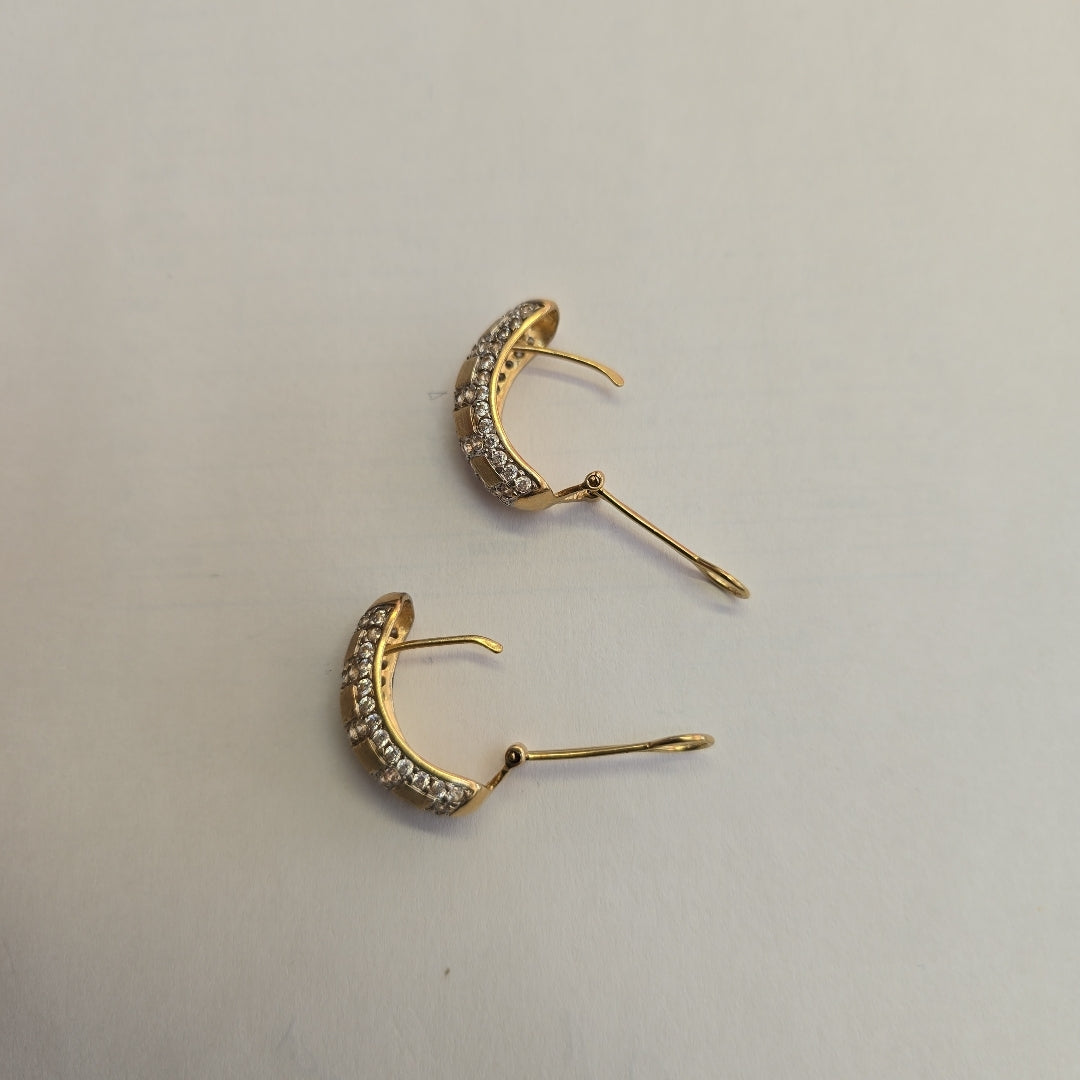 ARETES PAR ORO 10 K 6,40 GRMS (SEMINUEVO)