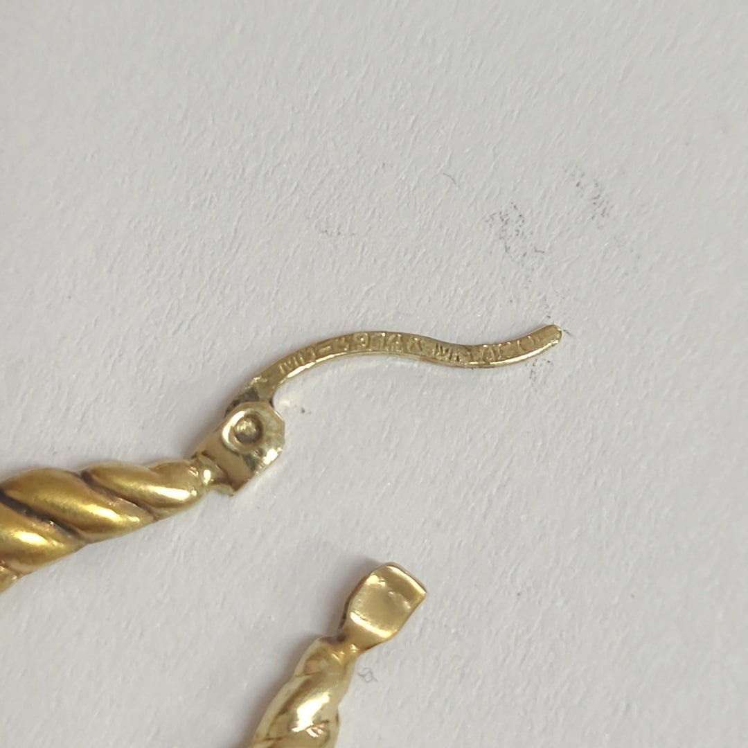 ARRACADAS PAR ORO 14 K 2,30 GRMS (SEMINUEVO)