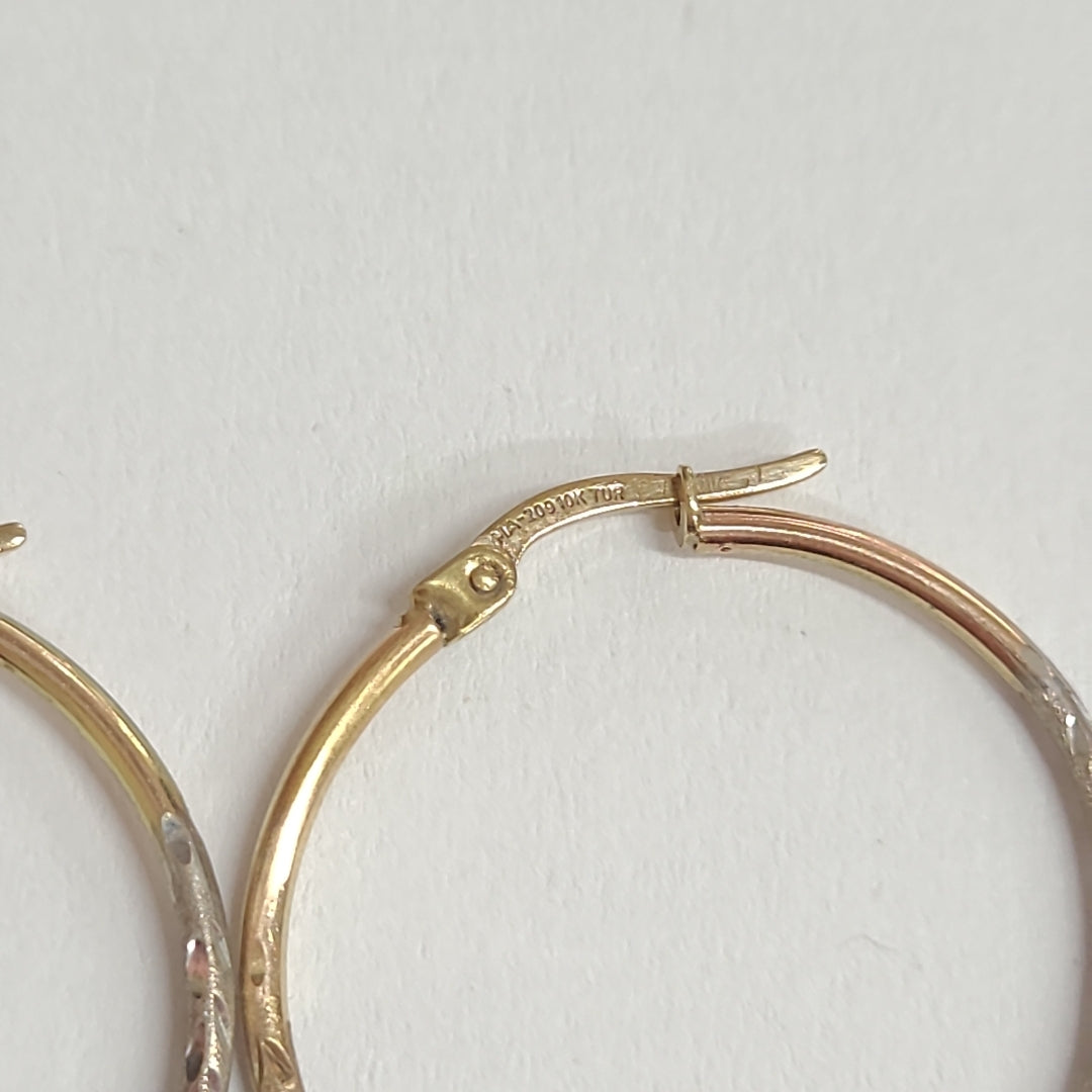ARRACADAS PAR ORO 10 K 2.7 GRMS (SEMINUEVO)