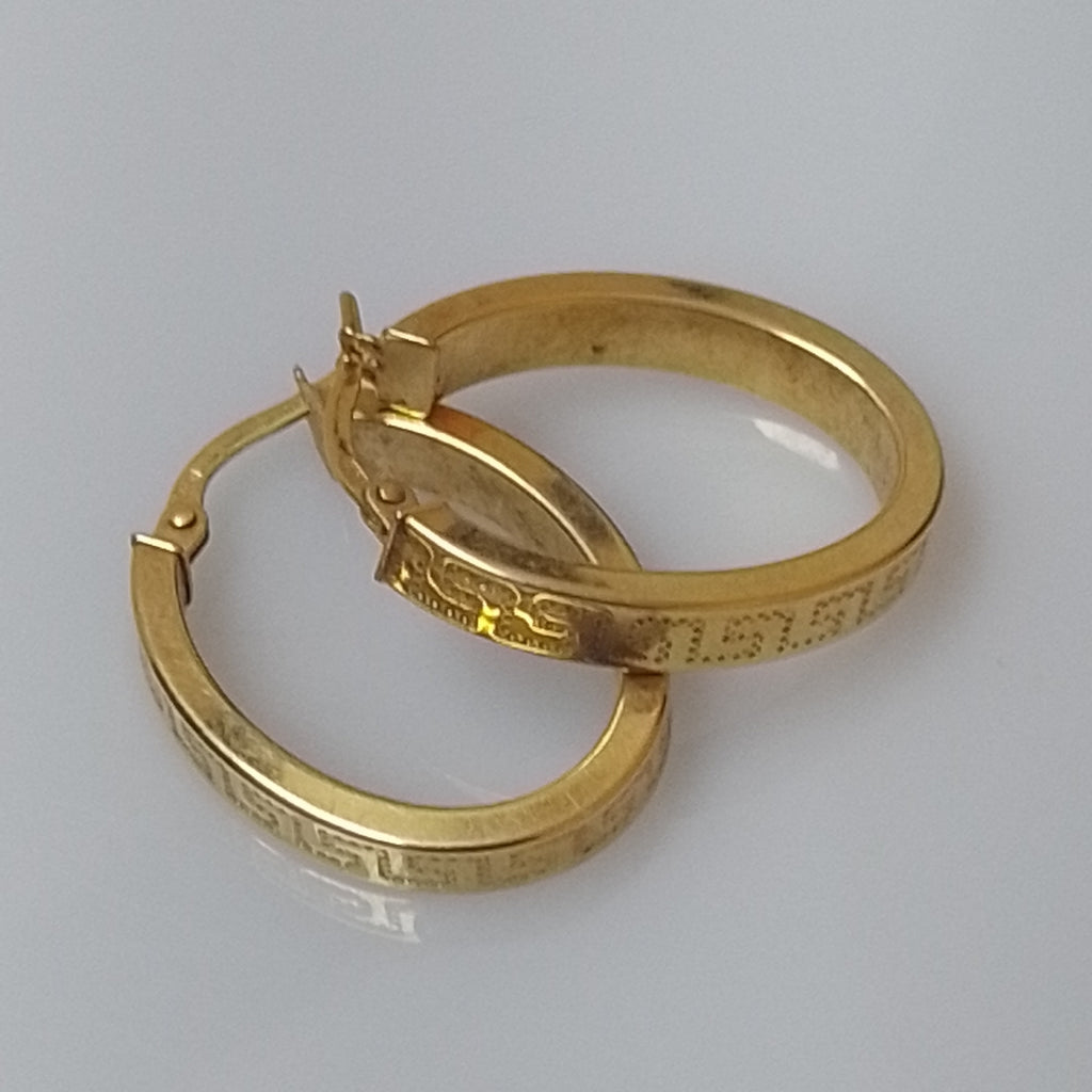 ARRACADAS PAR ORO 14 K 2.6 GRMS (SEMINUEVO)