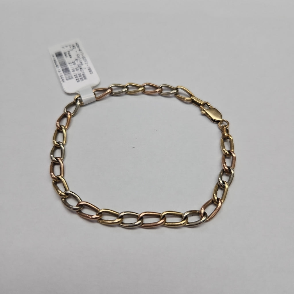 PULSERA ORO COMBINADO 14 K 7 GRMS (SEMINUEVO)