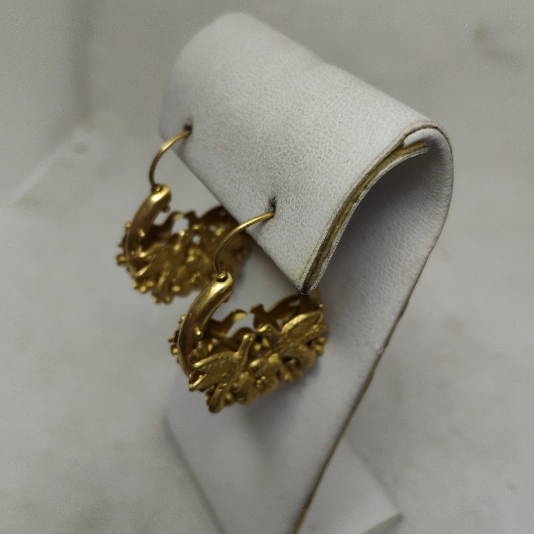 ARETES PAR ORO 18 K 11.2 GRMS (SEMINUEVO)
