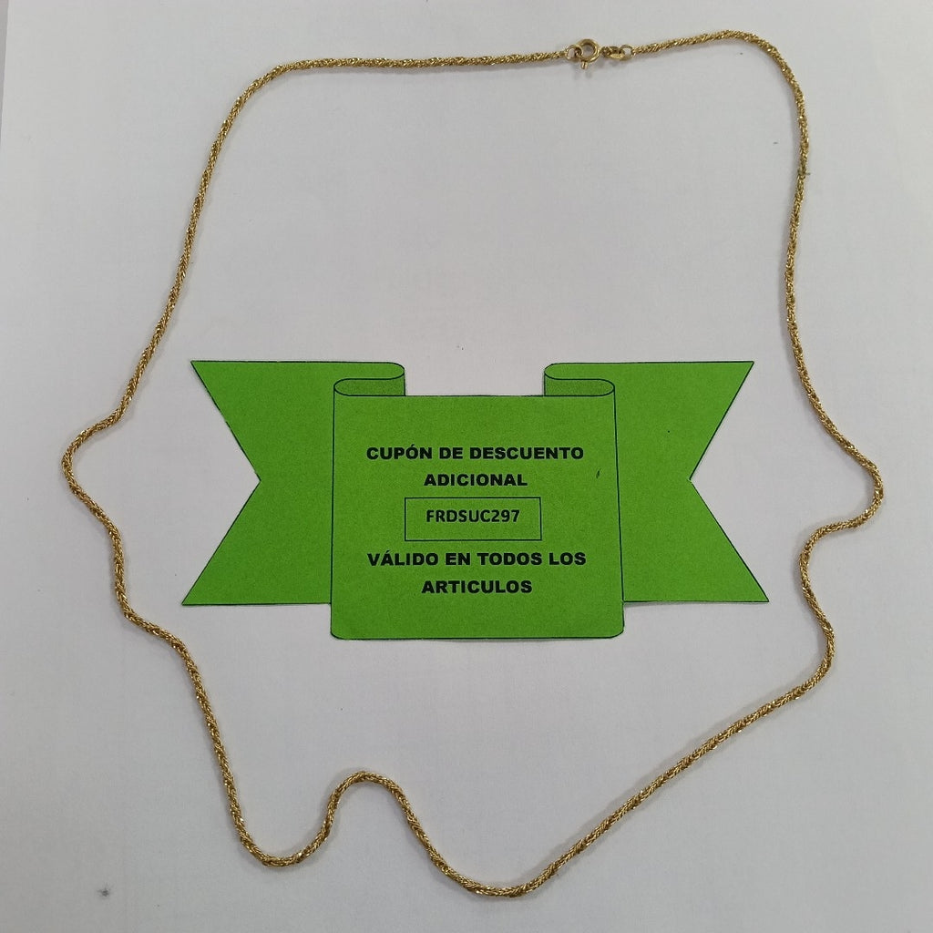 CADENA ORO 14 K 7.1 GRMS (SEMINUEVO)