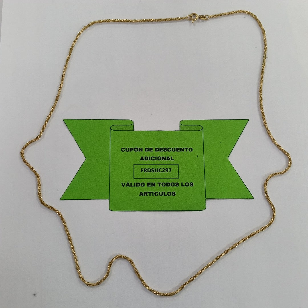 CADENA ORO 14 K 7.1 GRMS (SEMINUEVO)