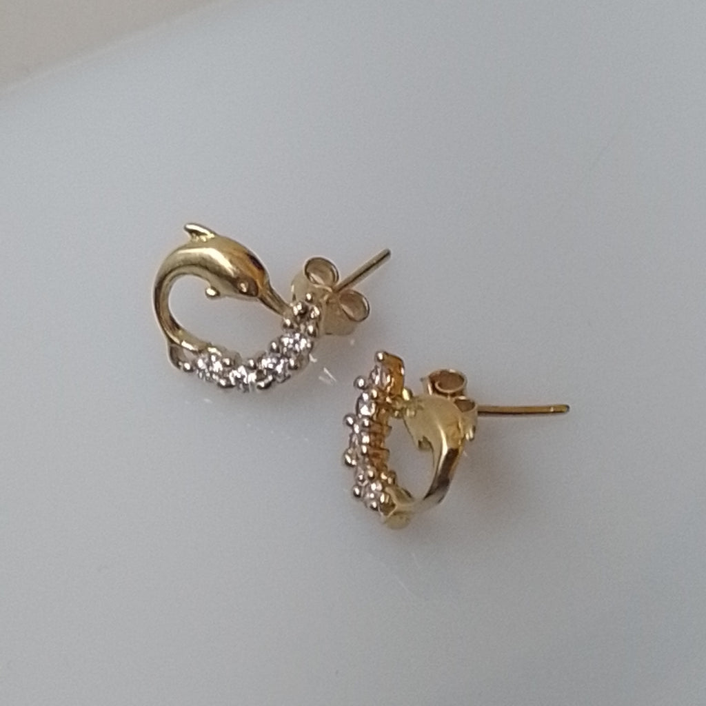 BROQUELES PAR ORO 14 K 2.3 GRMS (SEMINUEVO)