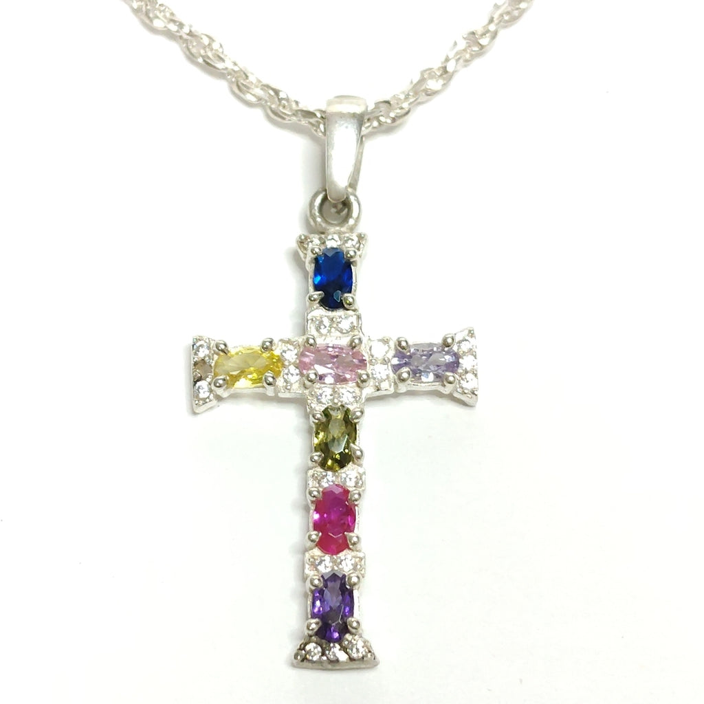 CADENA, CRUZ PLATA 12 GRMS (SEMINUEVO)