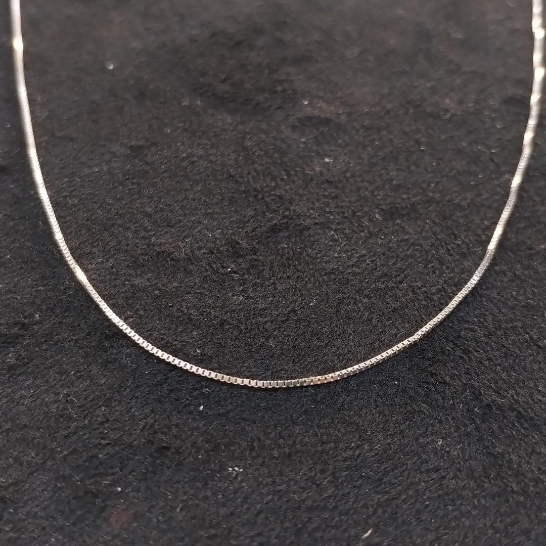 CADENA ORO BLANCO 14 K 1,70 GRMS (SEMINUEVO)