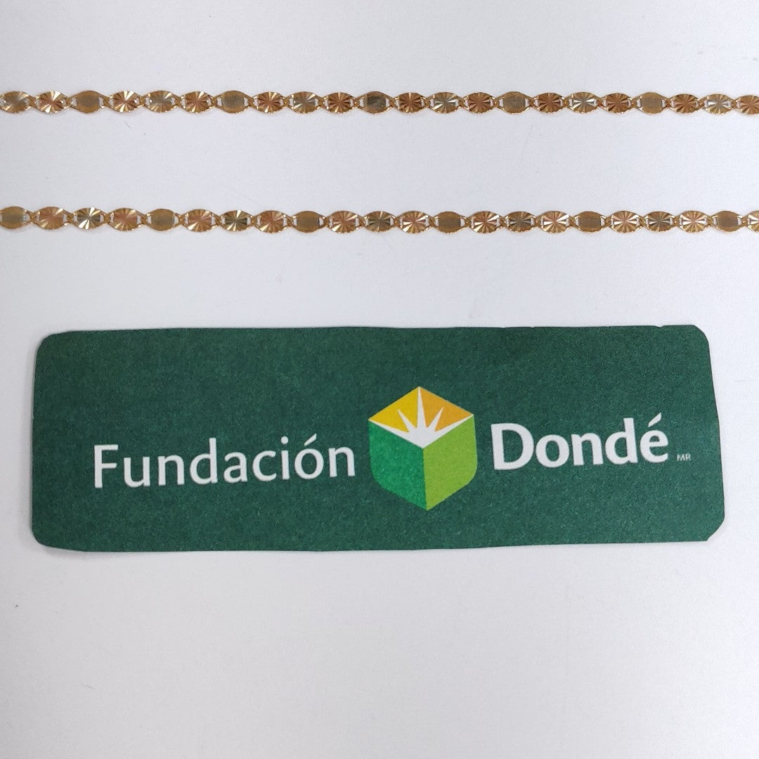 CADENA ORO 14 K 2.5 GRMS (SEMINUEVO)