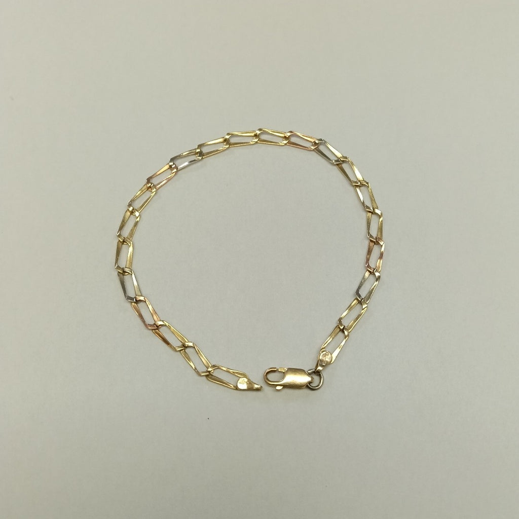 PULSERA ORO, ORO COMBINADO 14 K 3.5 GRMS (SEMINUEVO)