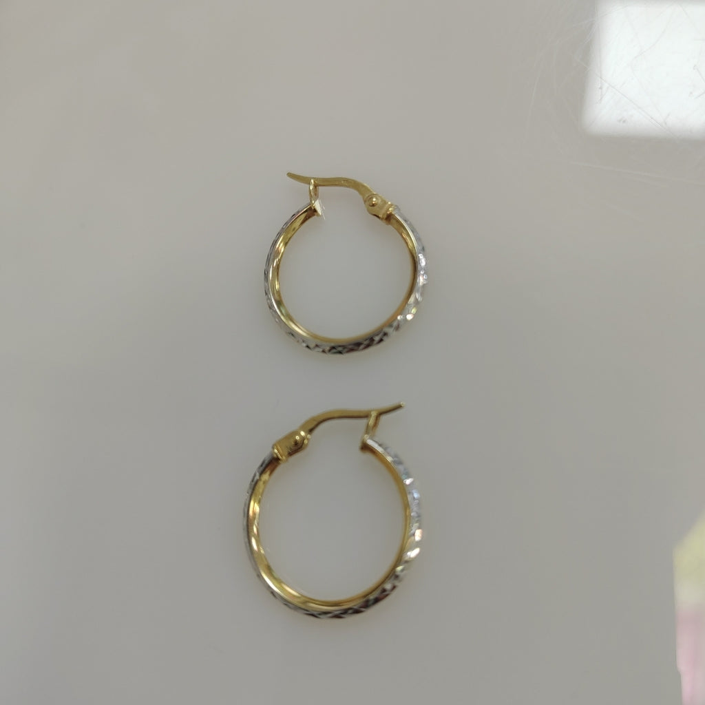 ARRACADAS PAR ORO 14 K 1.1 GRMS (SEMINUEVO)
