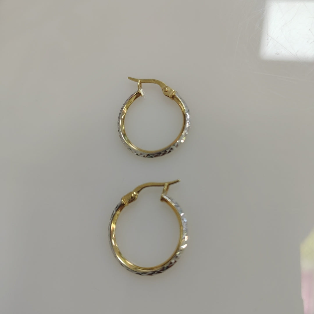 ARRACADAS PAR ORO 14 K 1.1 GRMS (SEMINUEVO)