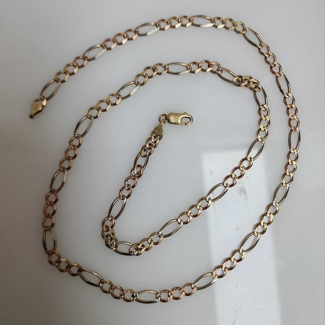 CADENA ORO COMBINADO 14 K 17,80 GRMS (SEMINUEVO)