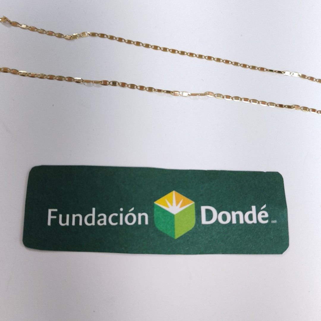 CADENA, DIJE ORO 14 K 2.2 GRMS (SEMINUEVO)